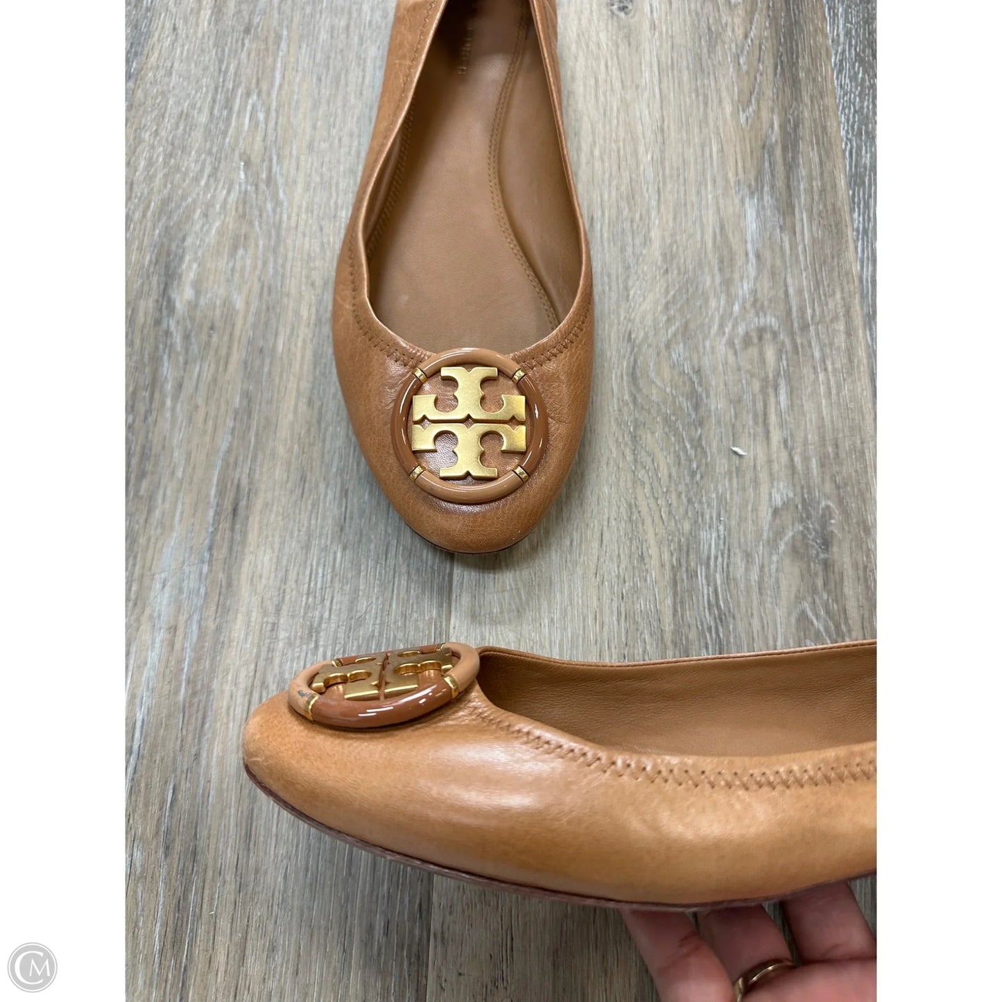 Shoes Designer By Tory Burch In Tan, Size: 10