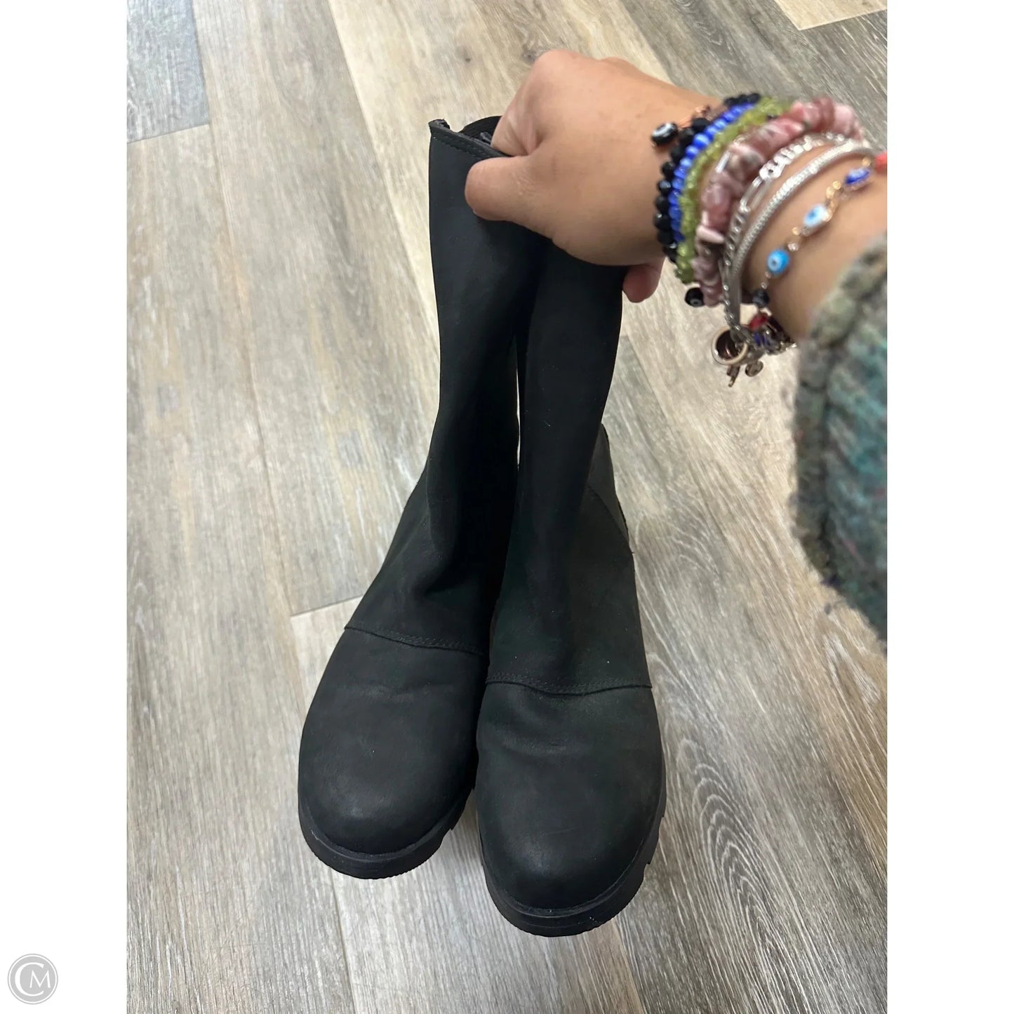 Boots Ankle Flats By Sorel In Black, Size: 8.5