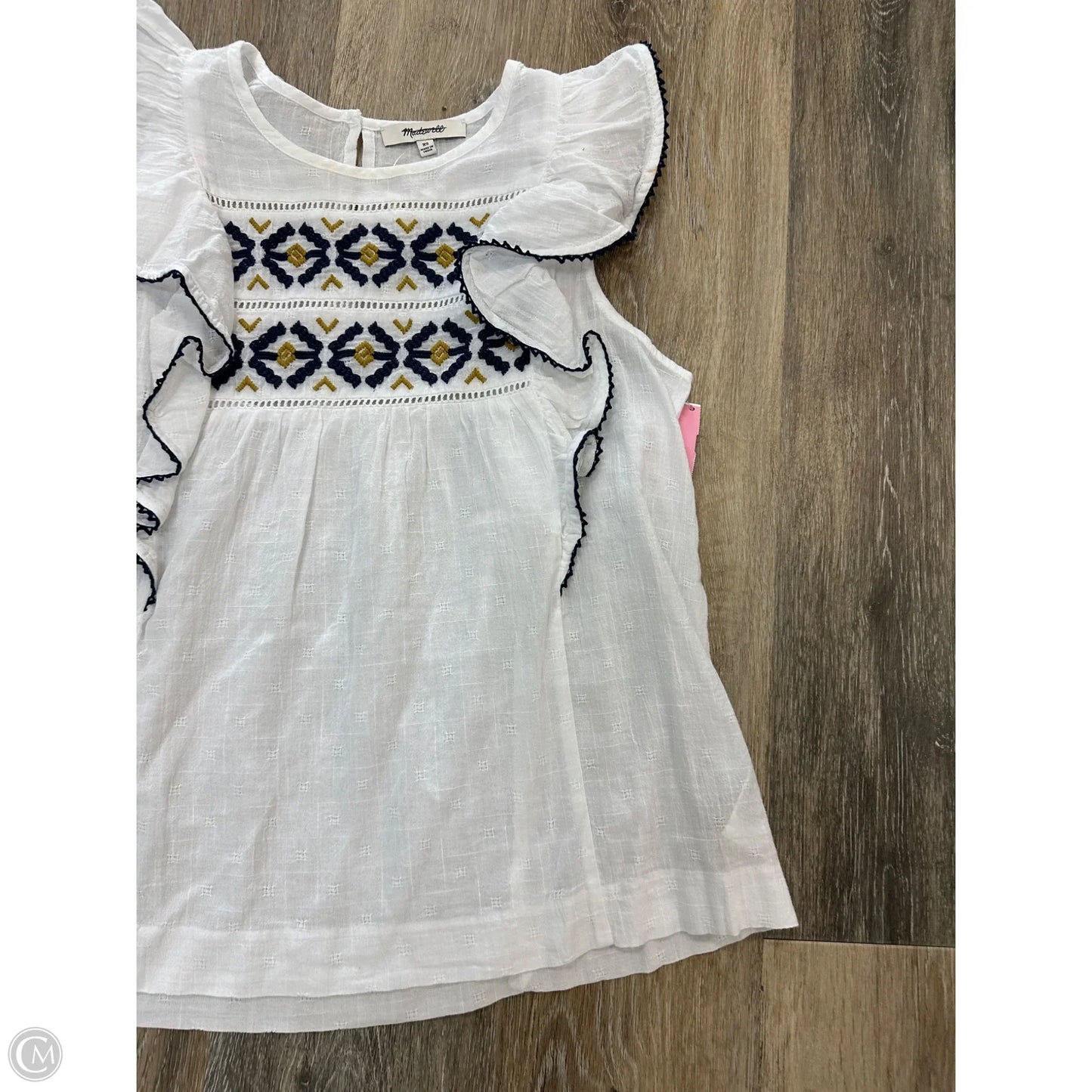 Tank Top By Madewell In Yellow, Size: Xs