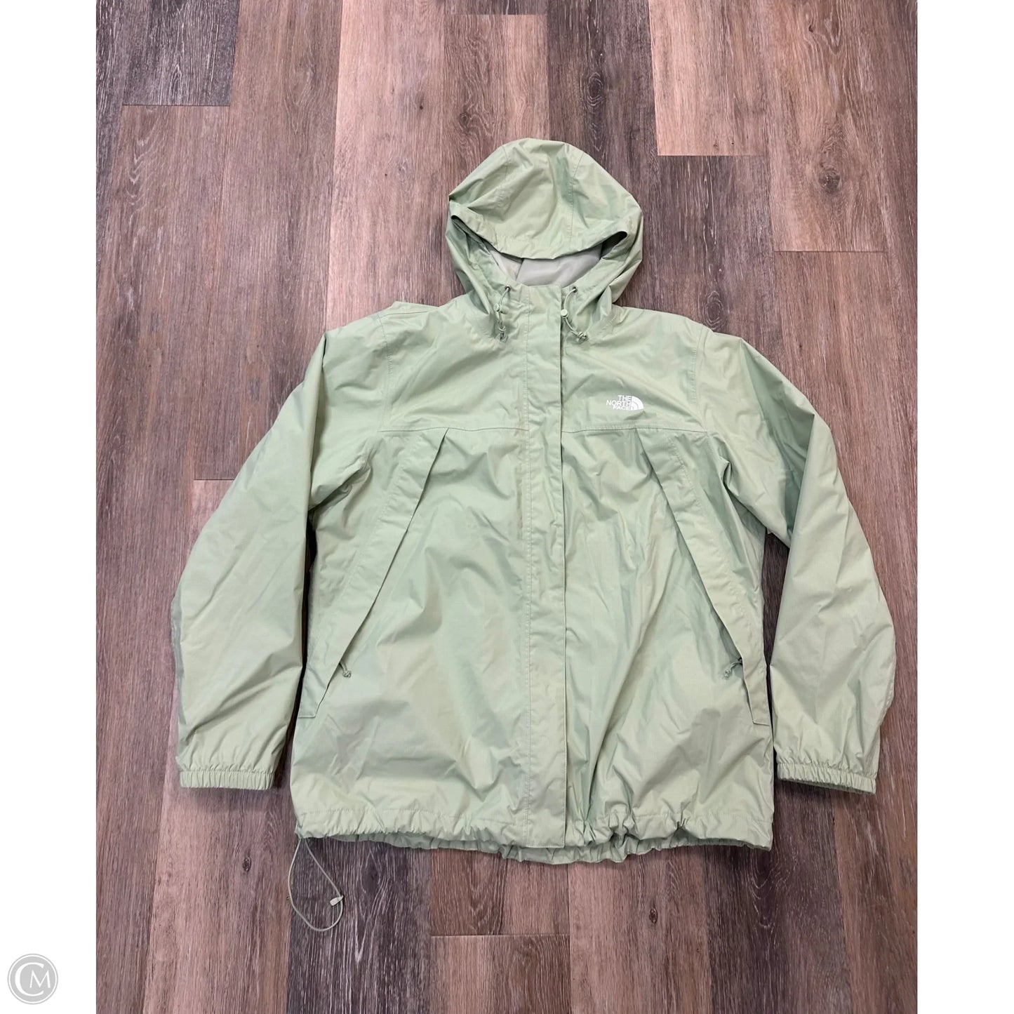 Jacket Windbreaker By The North Face In Green, Size: Xl