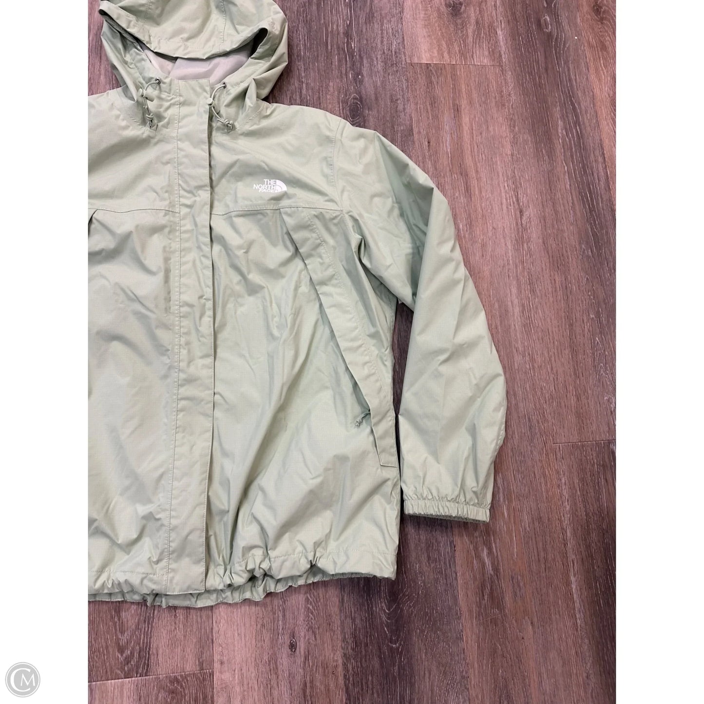 Jacket Windbreaker By The North Face In Green, Size: Xl