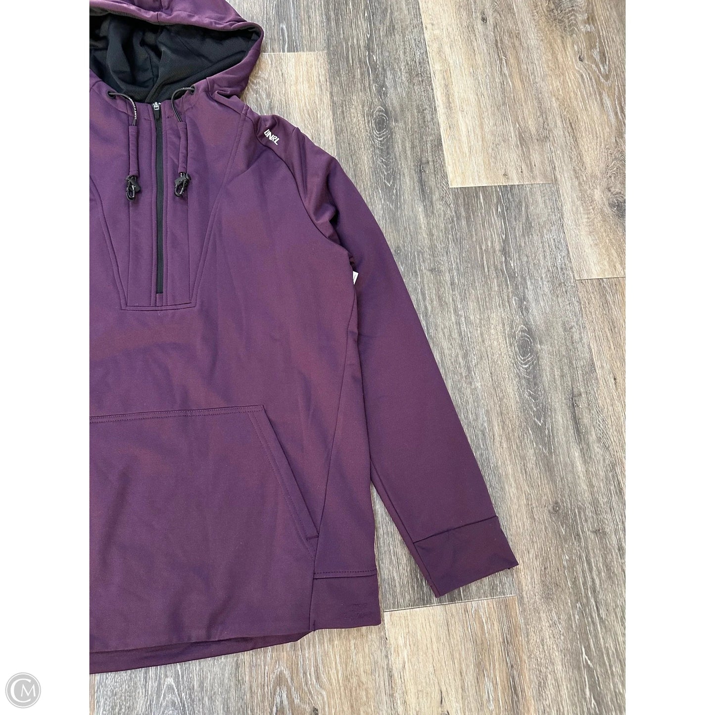Athletic Sweatshirt Hoodie By UNRL In Purple, Size: S