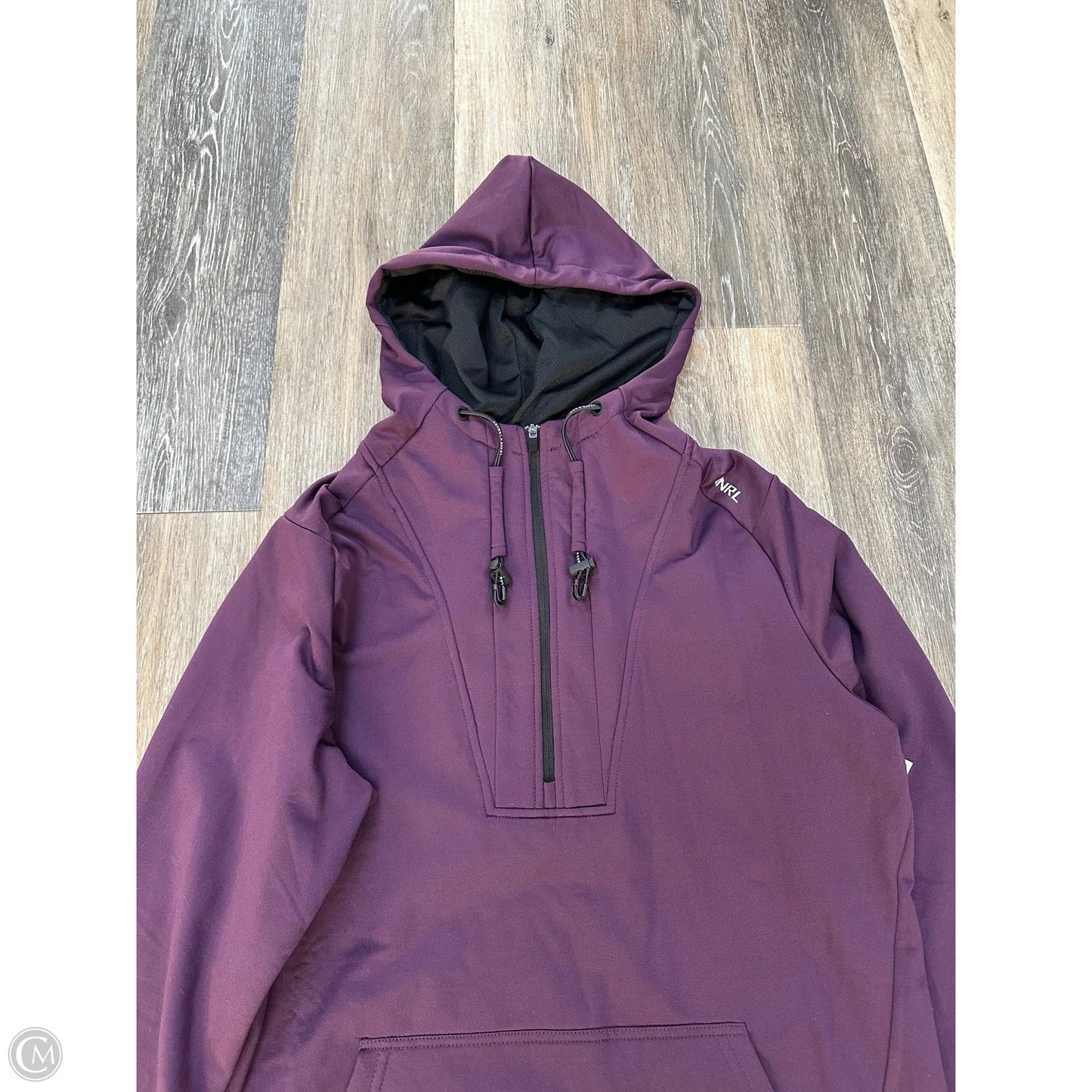 Athletic Sweatshirt Hoodie By UNRL In Purple, Size: S