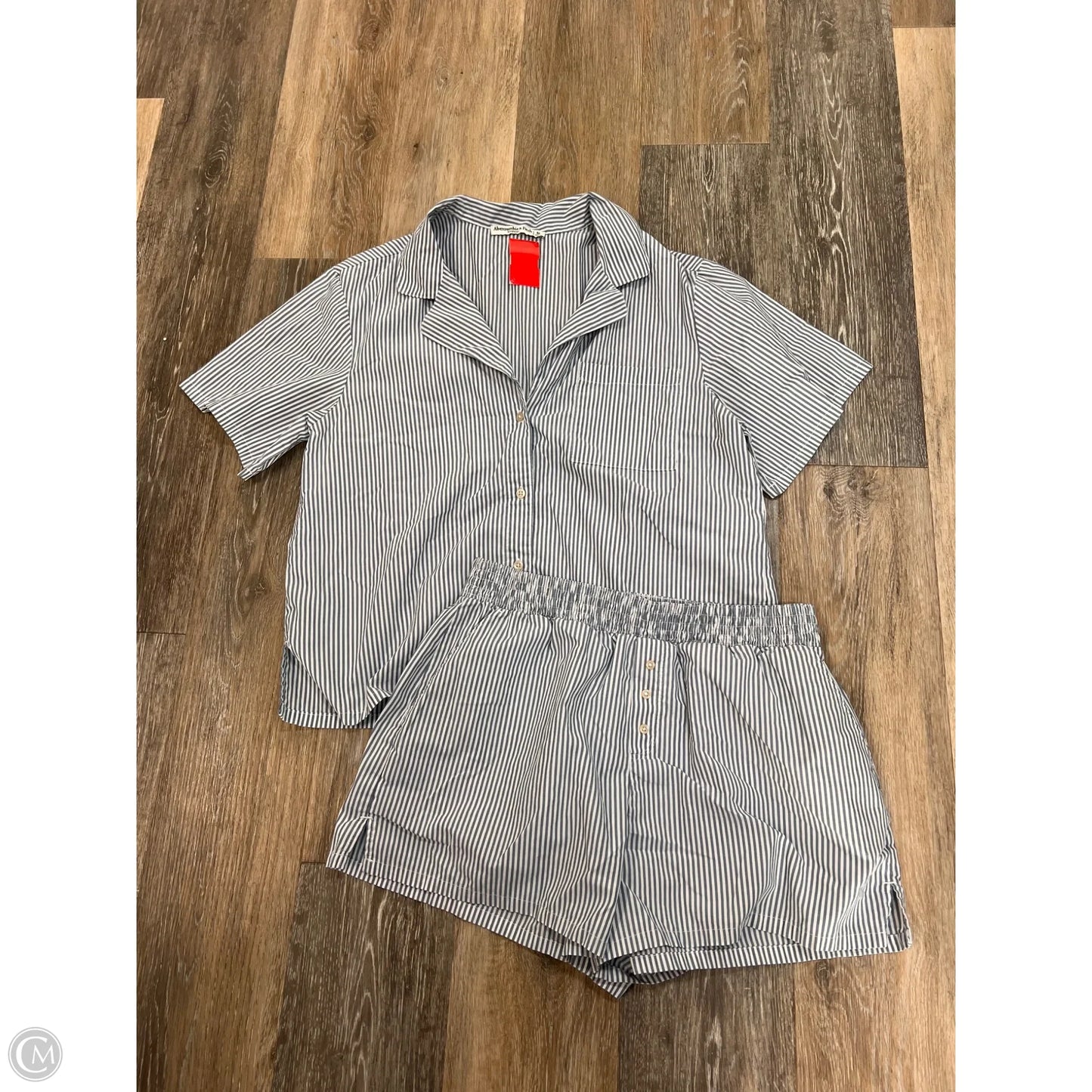 -Shorts Set By Abercrombie And Fitch In Blue, Size: M