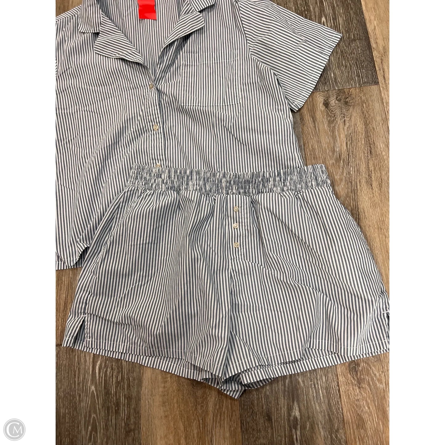 -Shorts Set By Abercrombie And Fitch In Blue, Size: M
