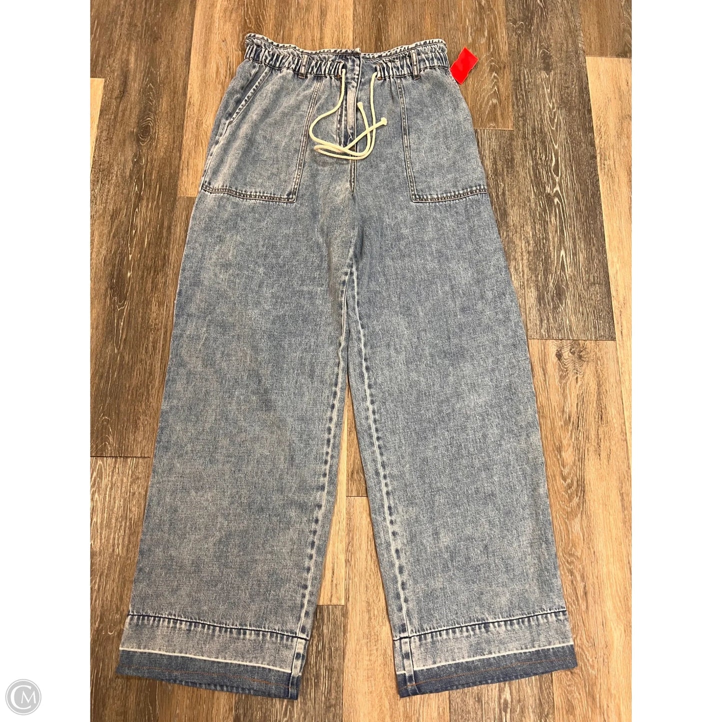 Jeans Straight By Rails In Blue Denim, Size: L