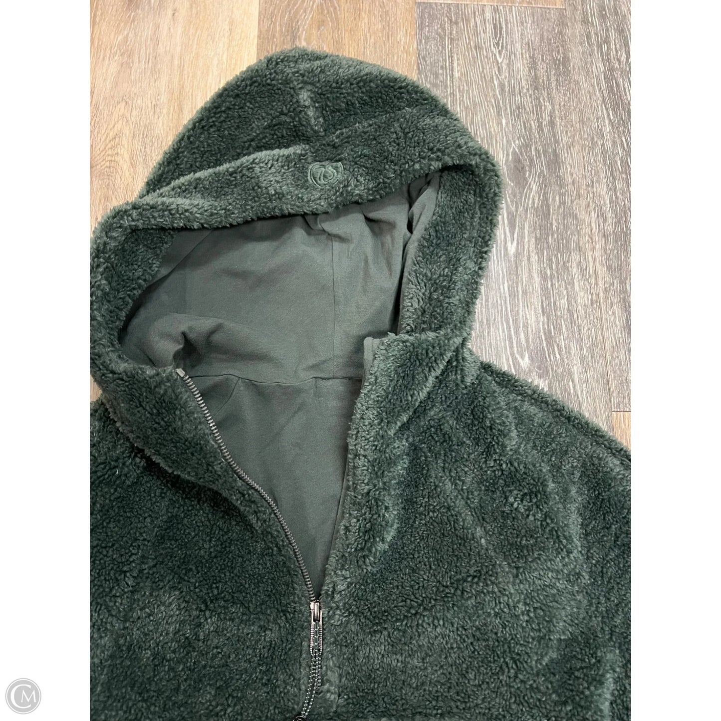 Athletic Sweatshirt Hoodie By Lululemon In Green, Size: XS/S