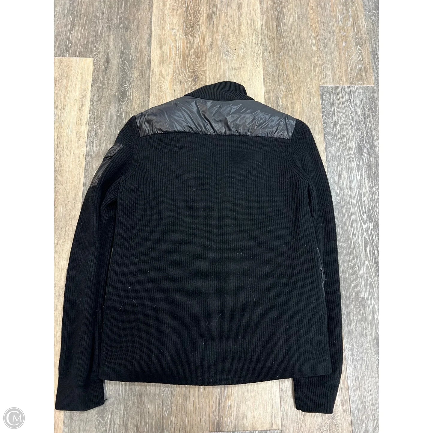 Jacket Luxury Designer By Moncler In Black, Size: Xs