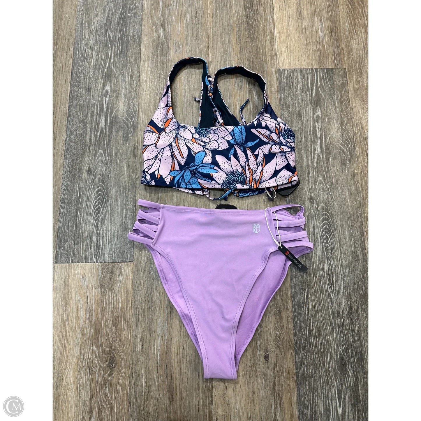Swimsuit 2pc By Born Primitive In Purple, Size: M