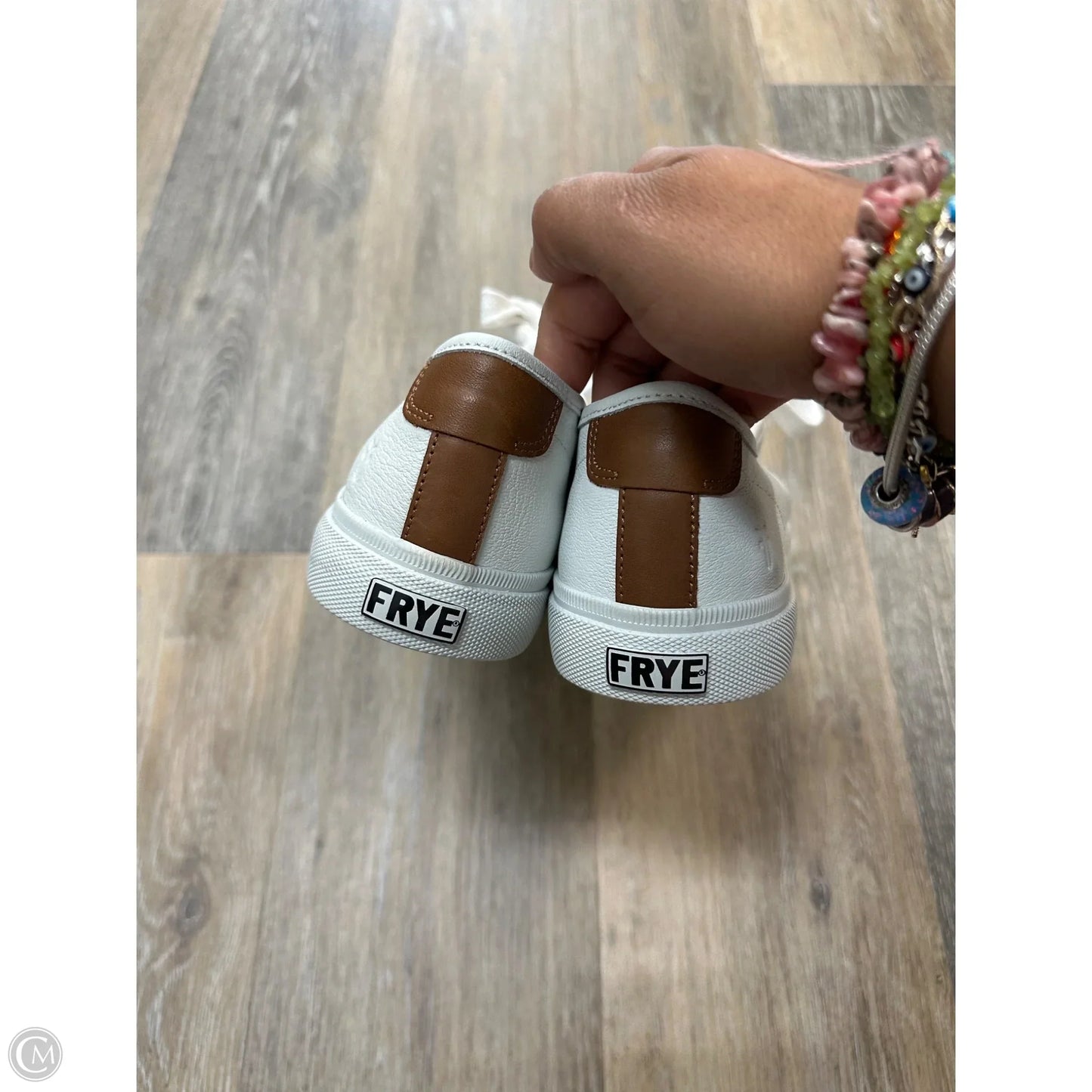 Shoes Designer By Frye In White, Size: 7