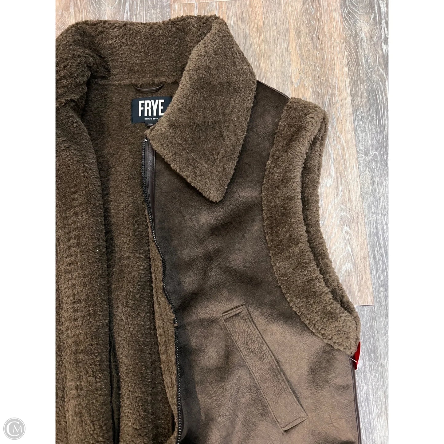 Vest Designer By Frye In Brown, Size: Xl
