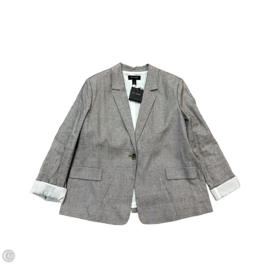 Blazer Luxury Designer By St John Collection In Taupe, Size: 14