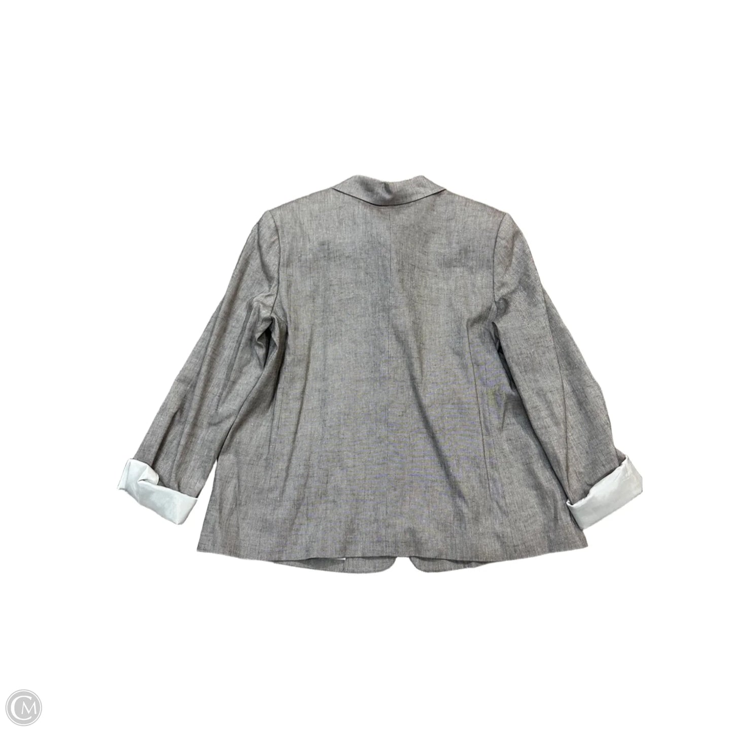 Blazer Luxury Designer By St John Collection In Taupe, Size: 14