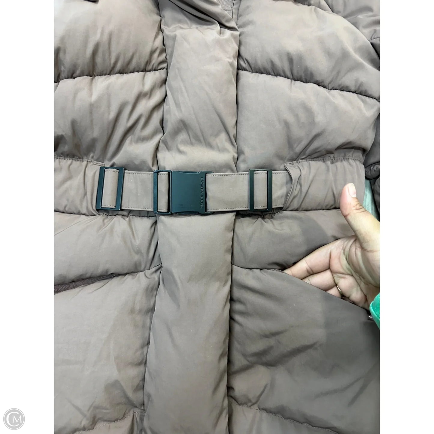 Coat Luxury Designer By Canada Goose In Mauve, Size: Xs