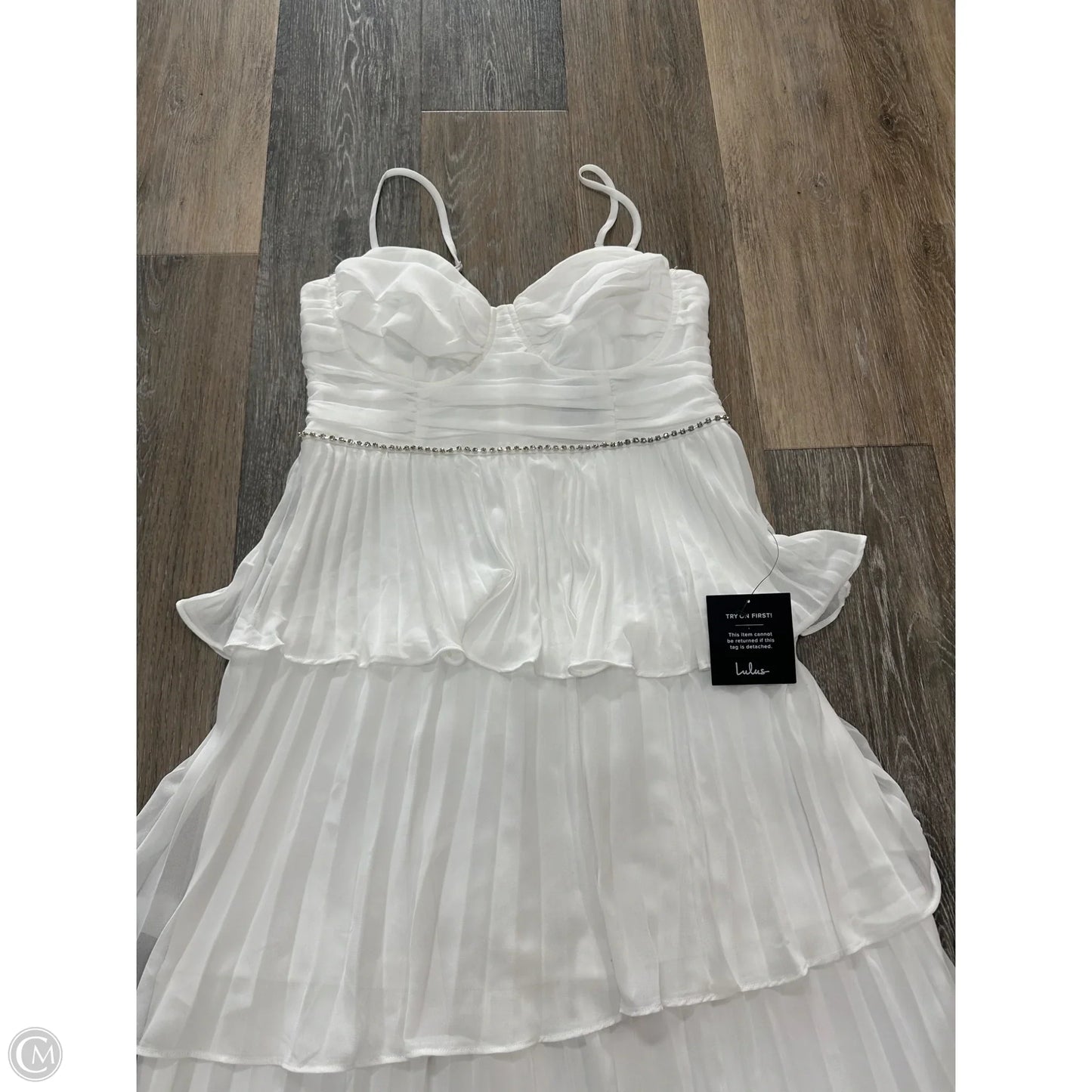 Dress Party Long By Lulu In White, Size: M
