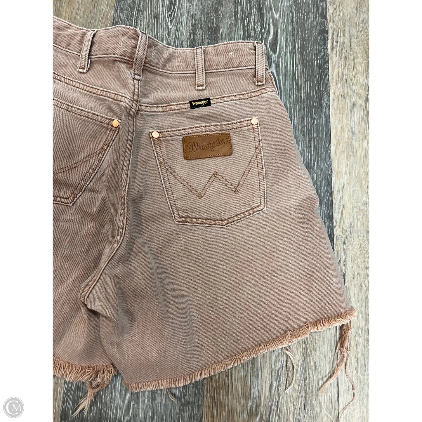 Shorts By Wrangler In Brown Denim, Size: 2/26
