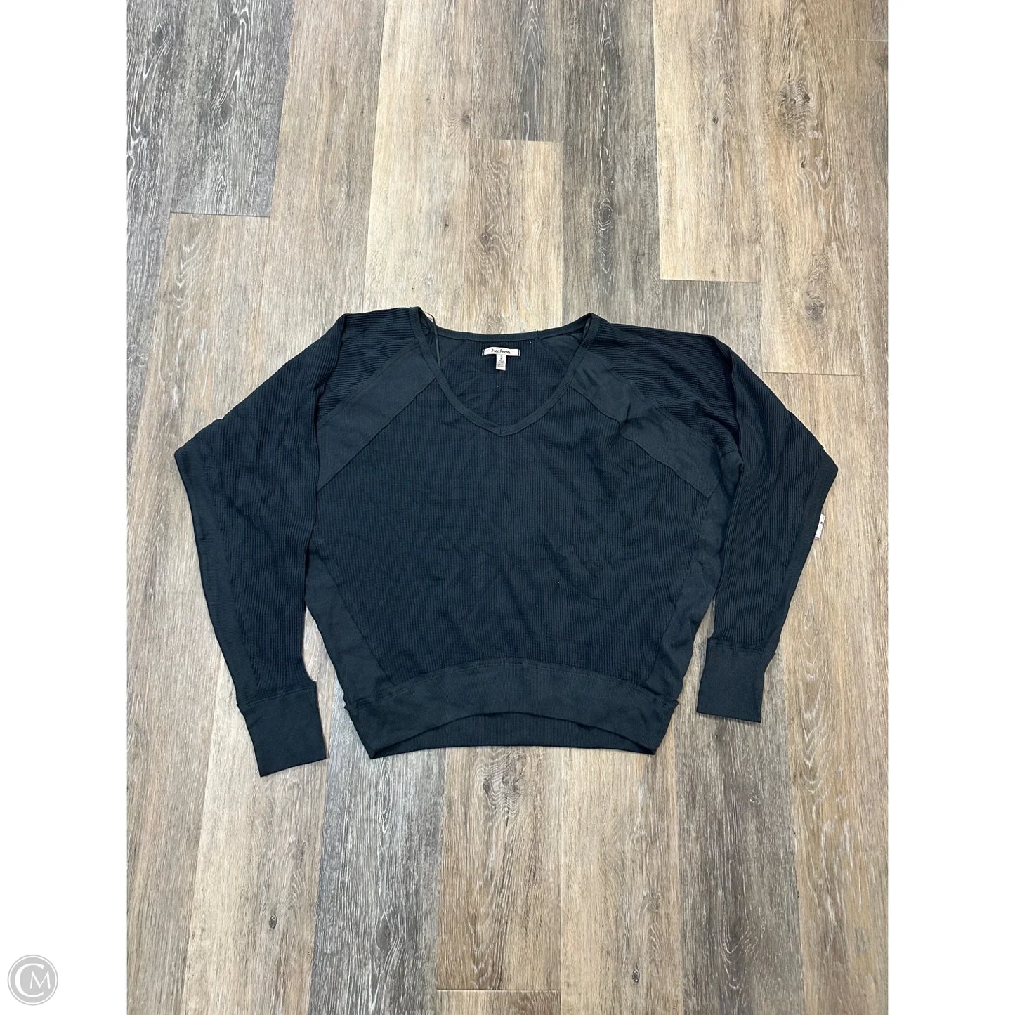 Top Long Sleeve By Free People In Black, Size: S