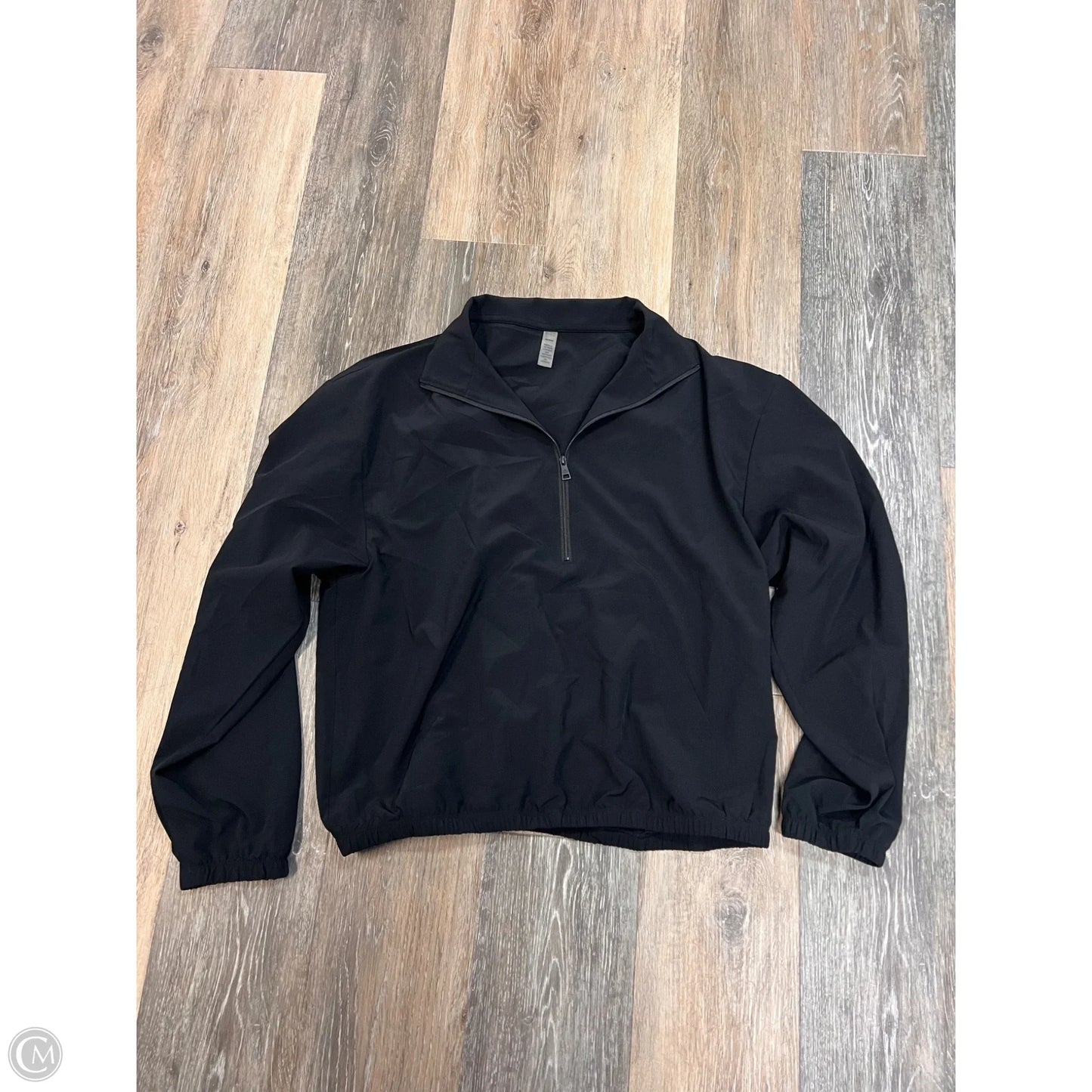 Athletic Top Long Sleeve Collar By Beyond Yoga In Black, Size: Xs