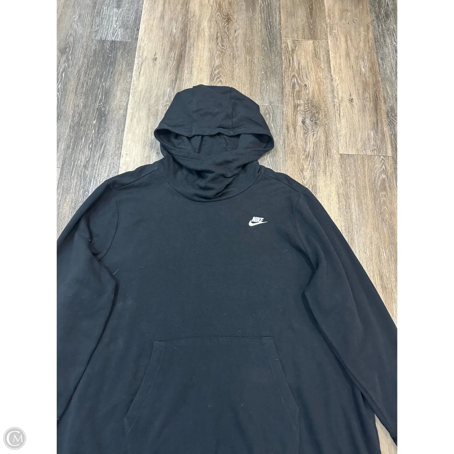 Athletic Sweatshirt Hoodie By Nike Apparel In Black, Size: 3x