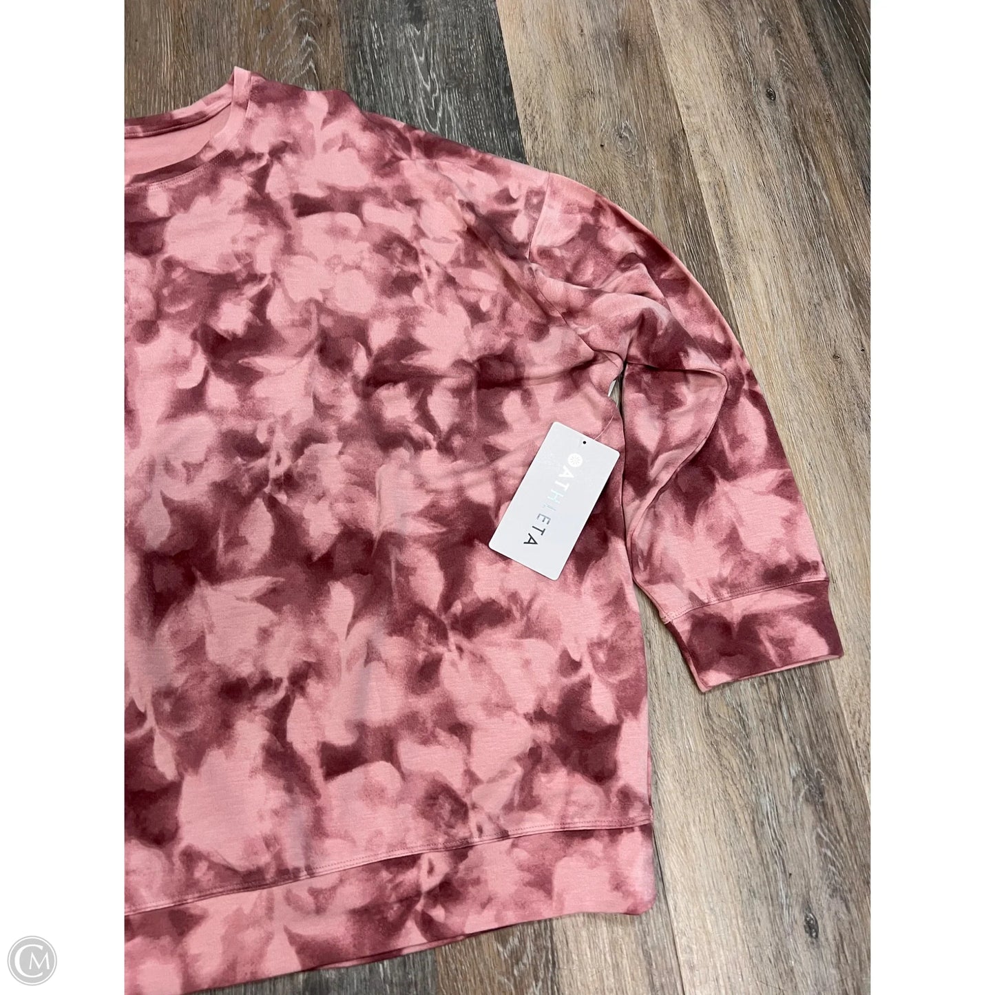 Athletic Sweatshirt Crewneck By Athleta In Pink, Size: 2x