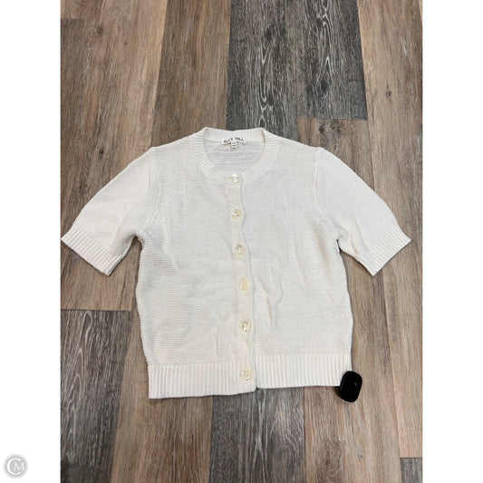 Sweater Short Sleeve Designer By Alex Mill In White, Size: Xs