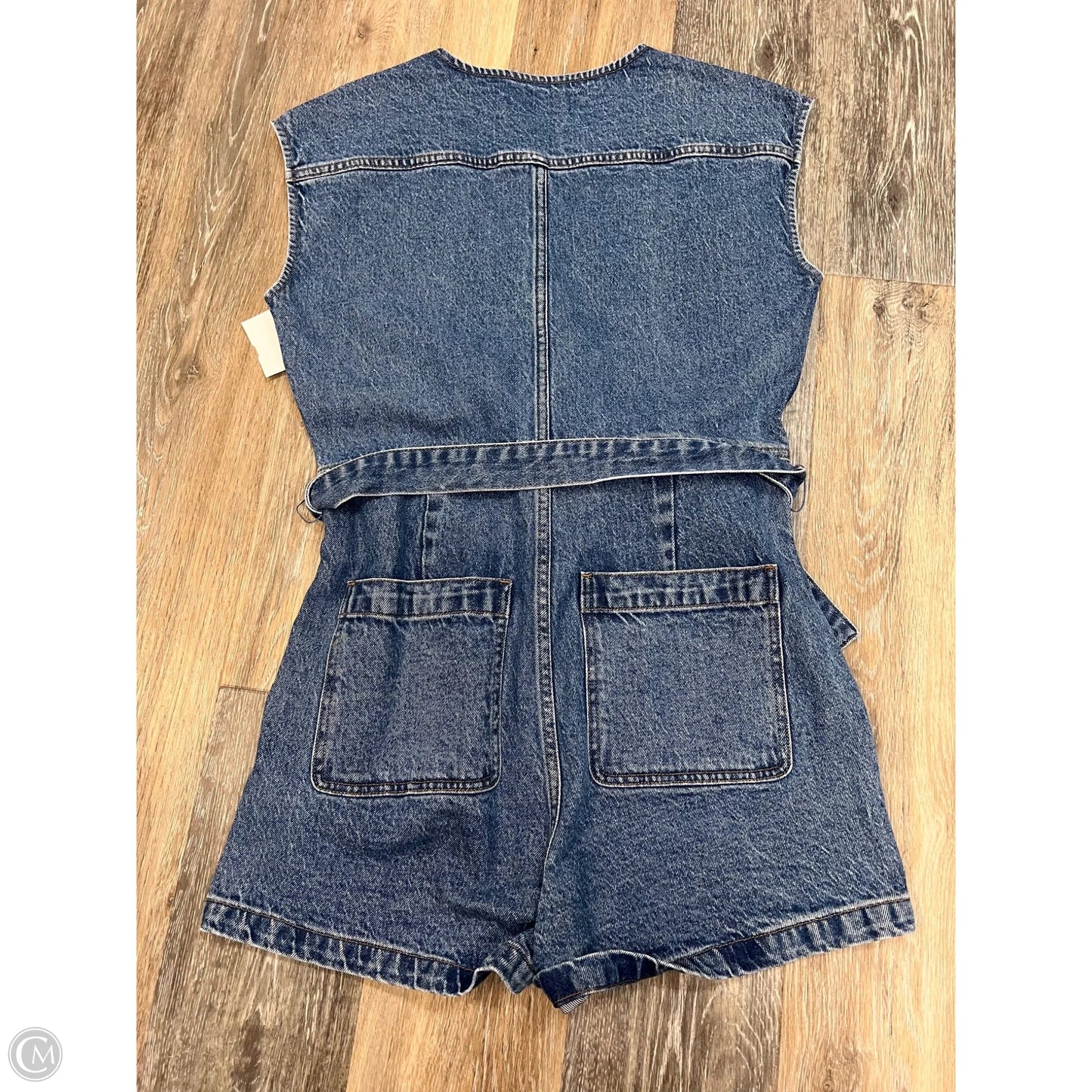 Romper By Madewell In Blue Denim, Size: 2