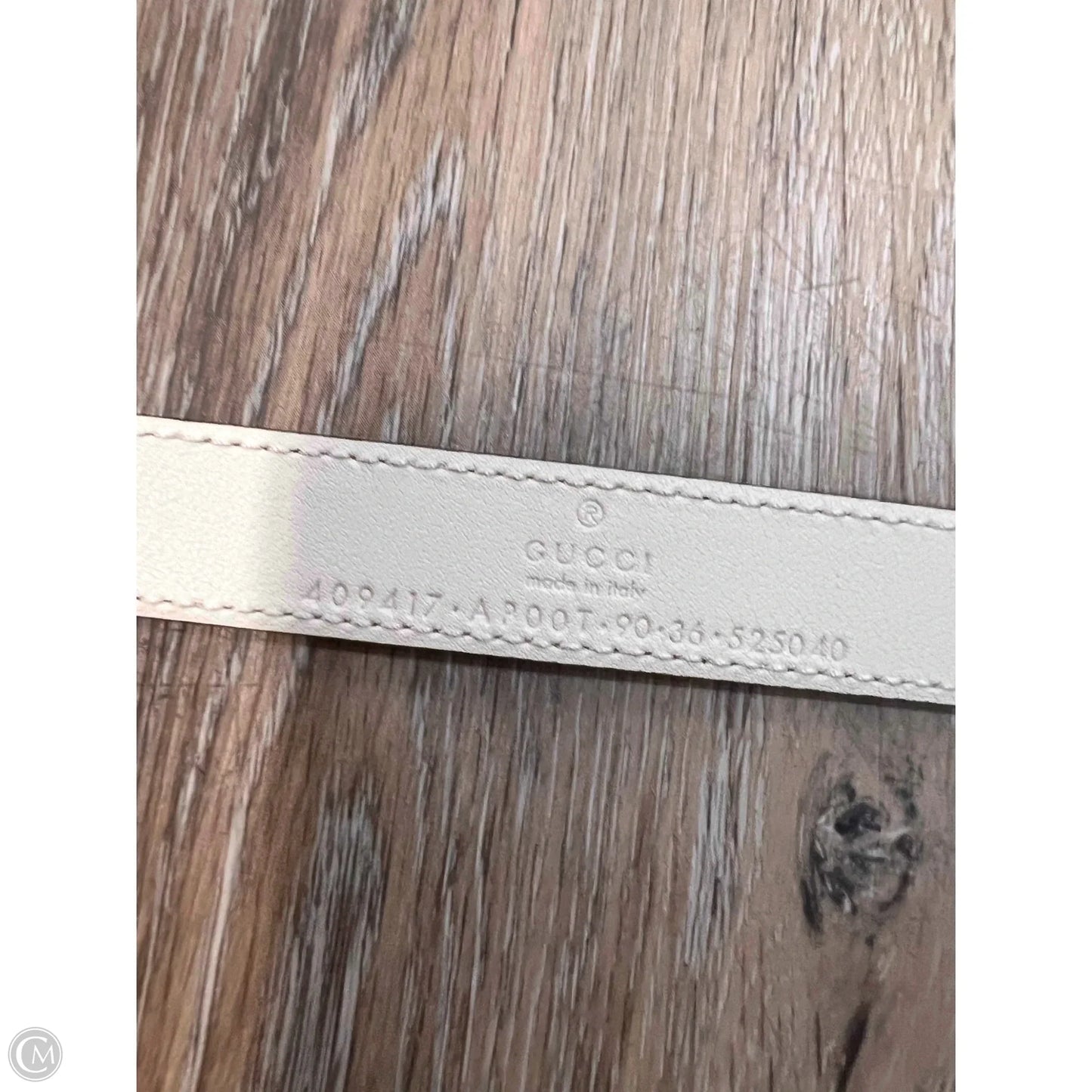 Belt Luxury Designer By Gucci, Size: 90-36