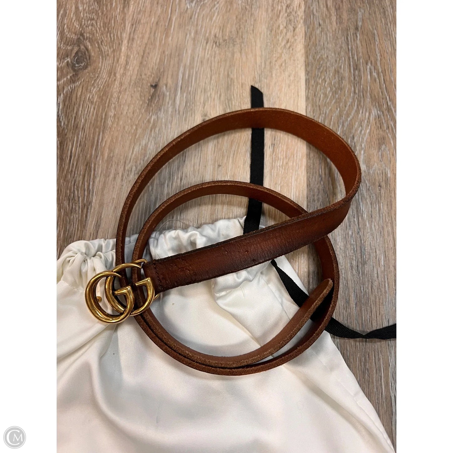 Belt Luxury Designer By Gucci, Size: Small