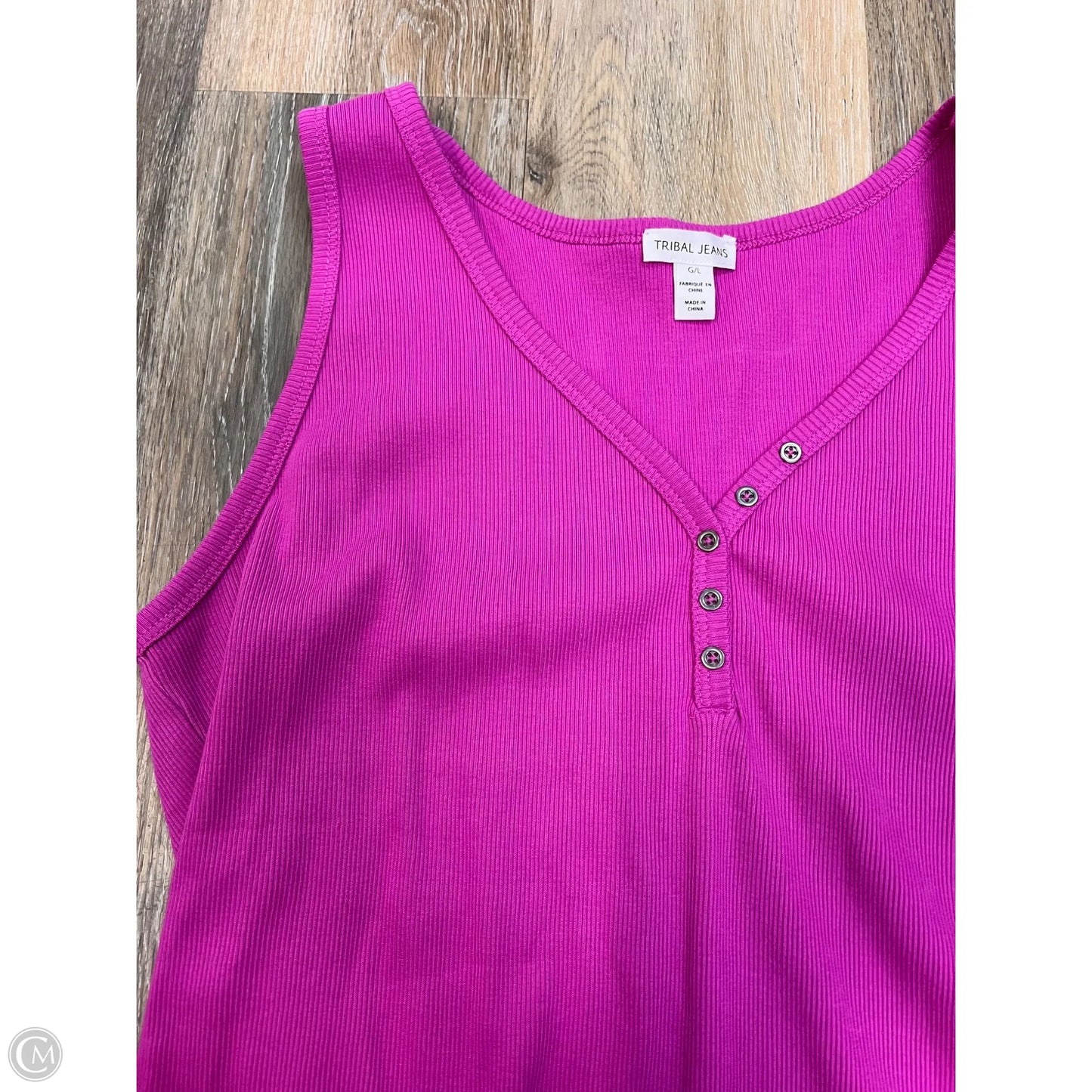 Tank Top By Tribal In Purple, Size: L