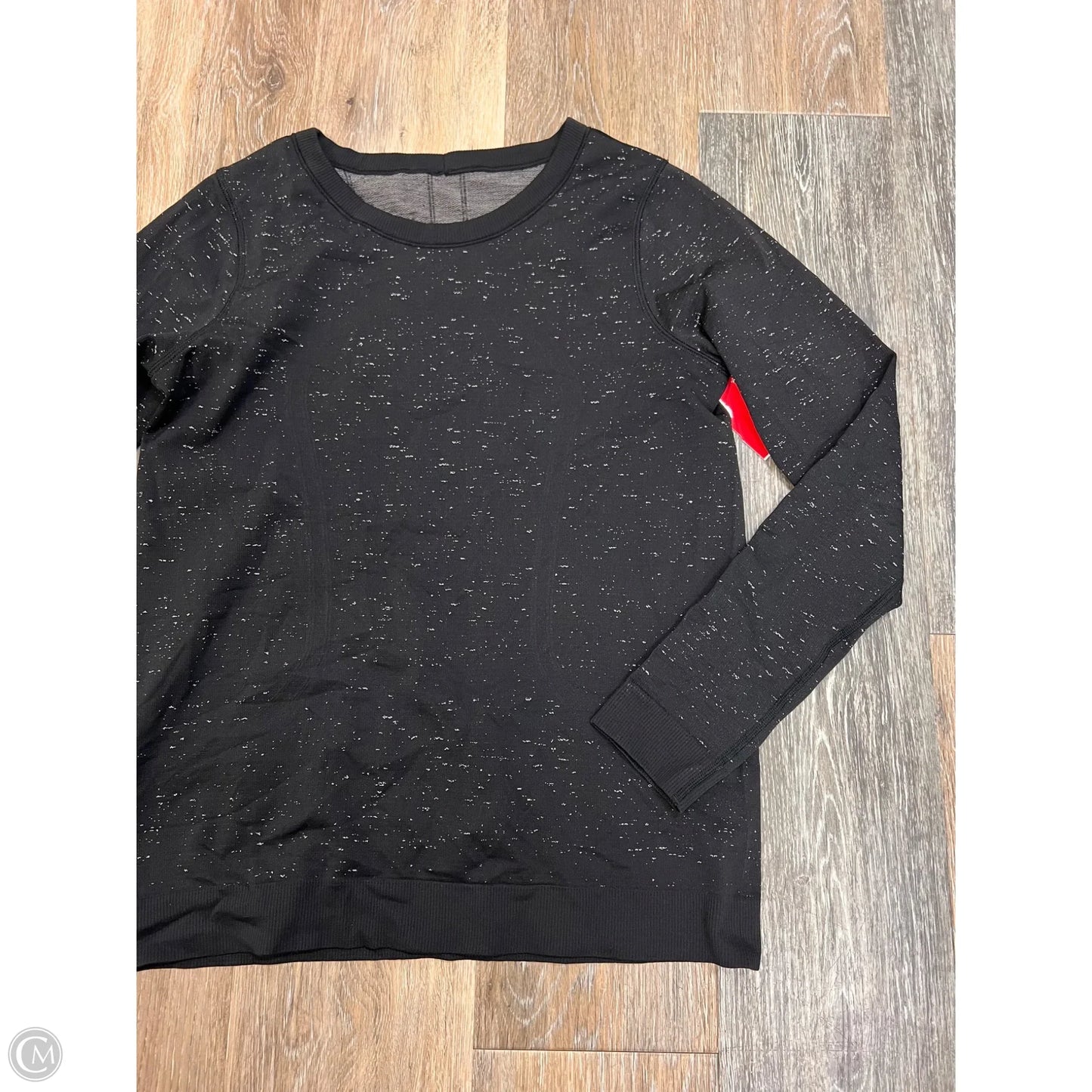 Athletic Top Long Sleeve Crewneck By Lululemon In Black, Size: 6