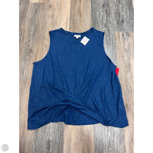 Tank Top By J. Jill In Blue, Size: Lp