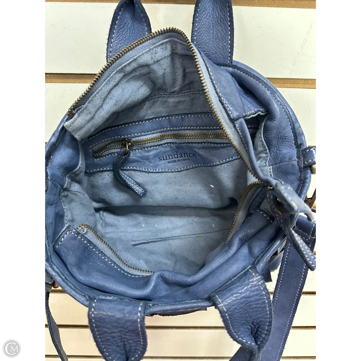 Handbag Leather By Sundance, Size: Medium