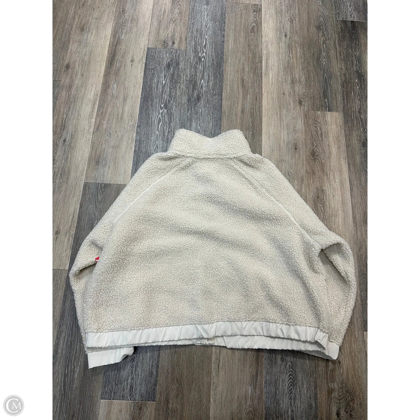 Jacket Fleece By Aspen In Cream, Size: 1x