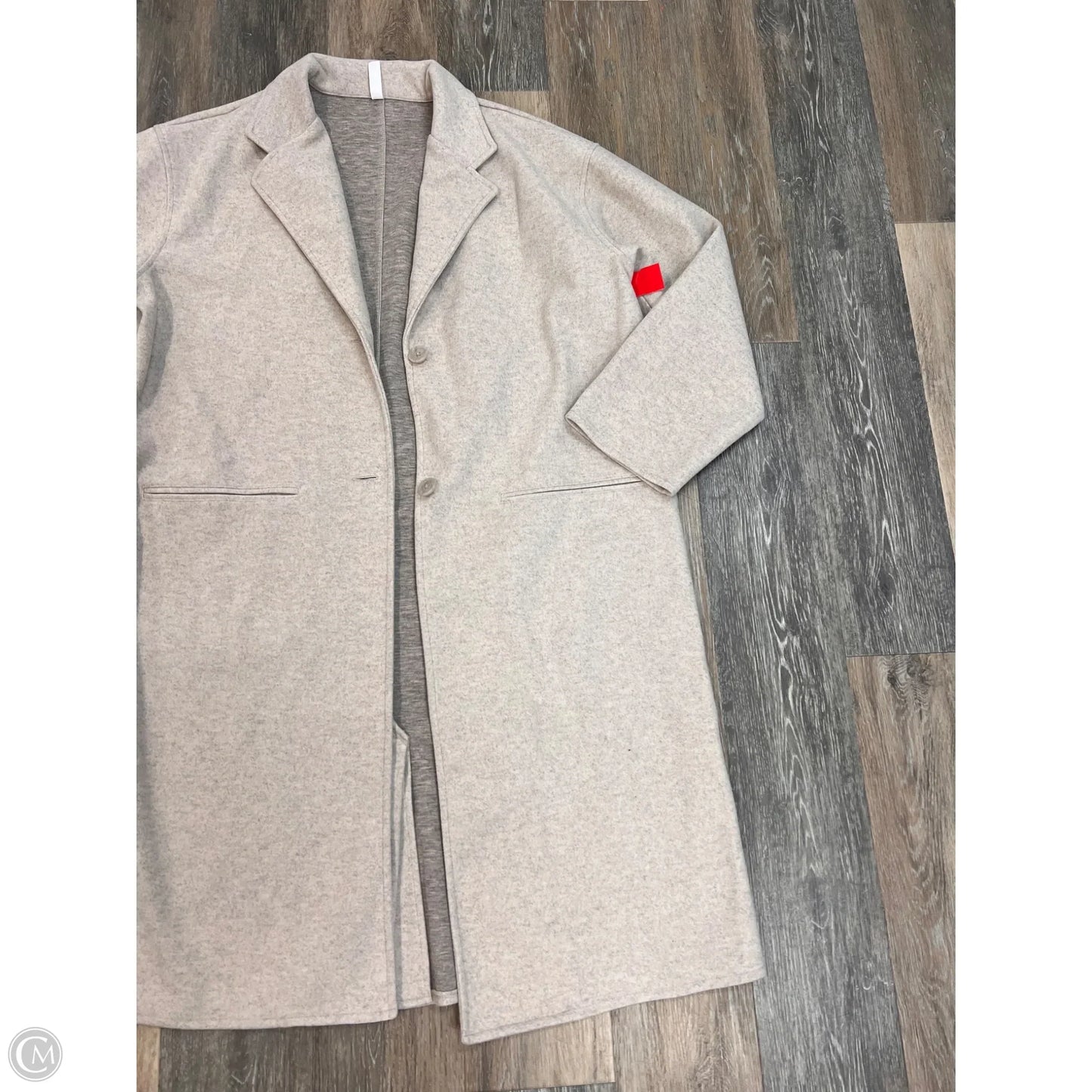 -Jacket Fleece By Stylus In Taupe, Size: Xl
