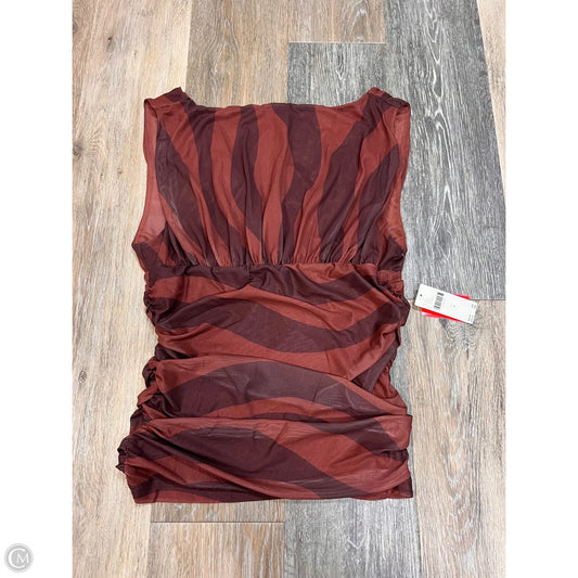 Top Sleeveless By Anthropologie In Striped Pattern, Size: S