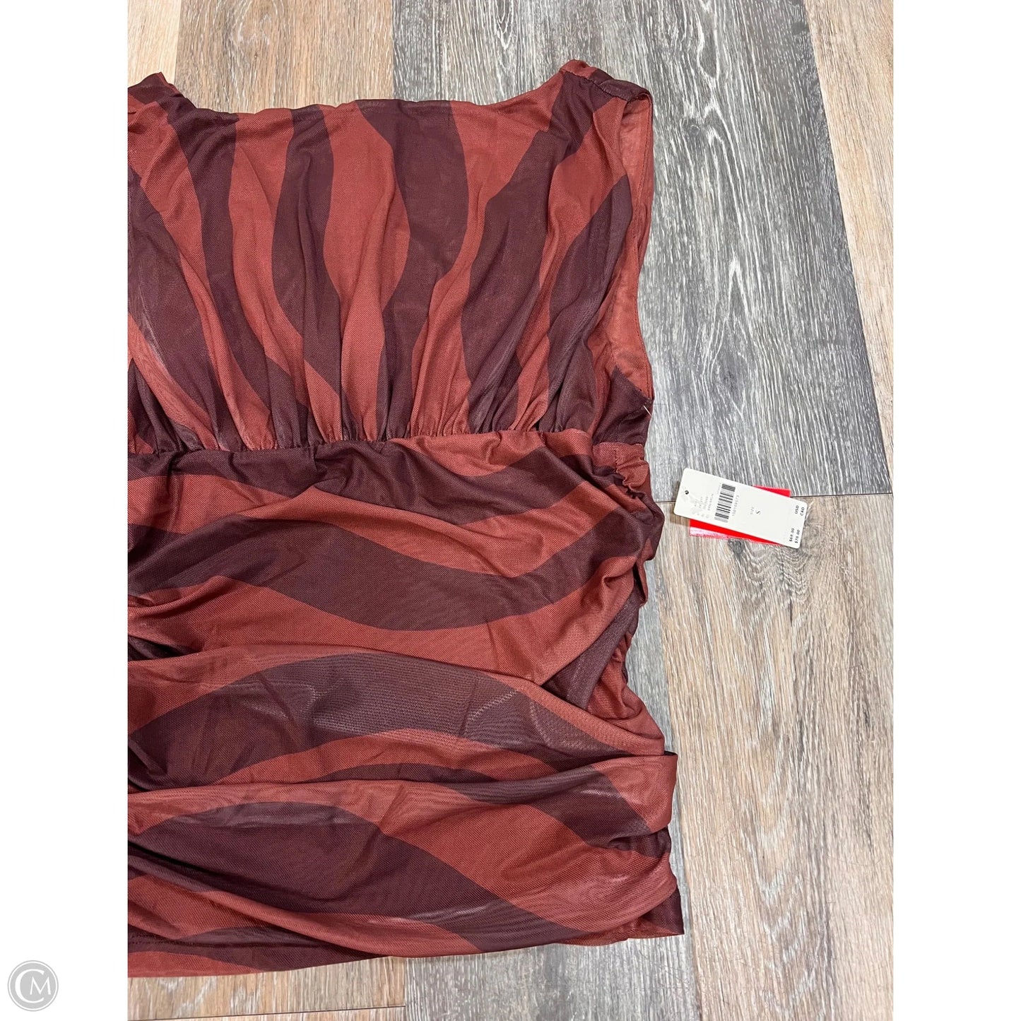 Top Sleeveless By Anthropologie In Striped Pattern, Size: S