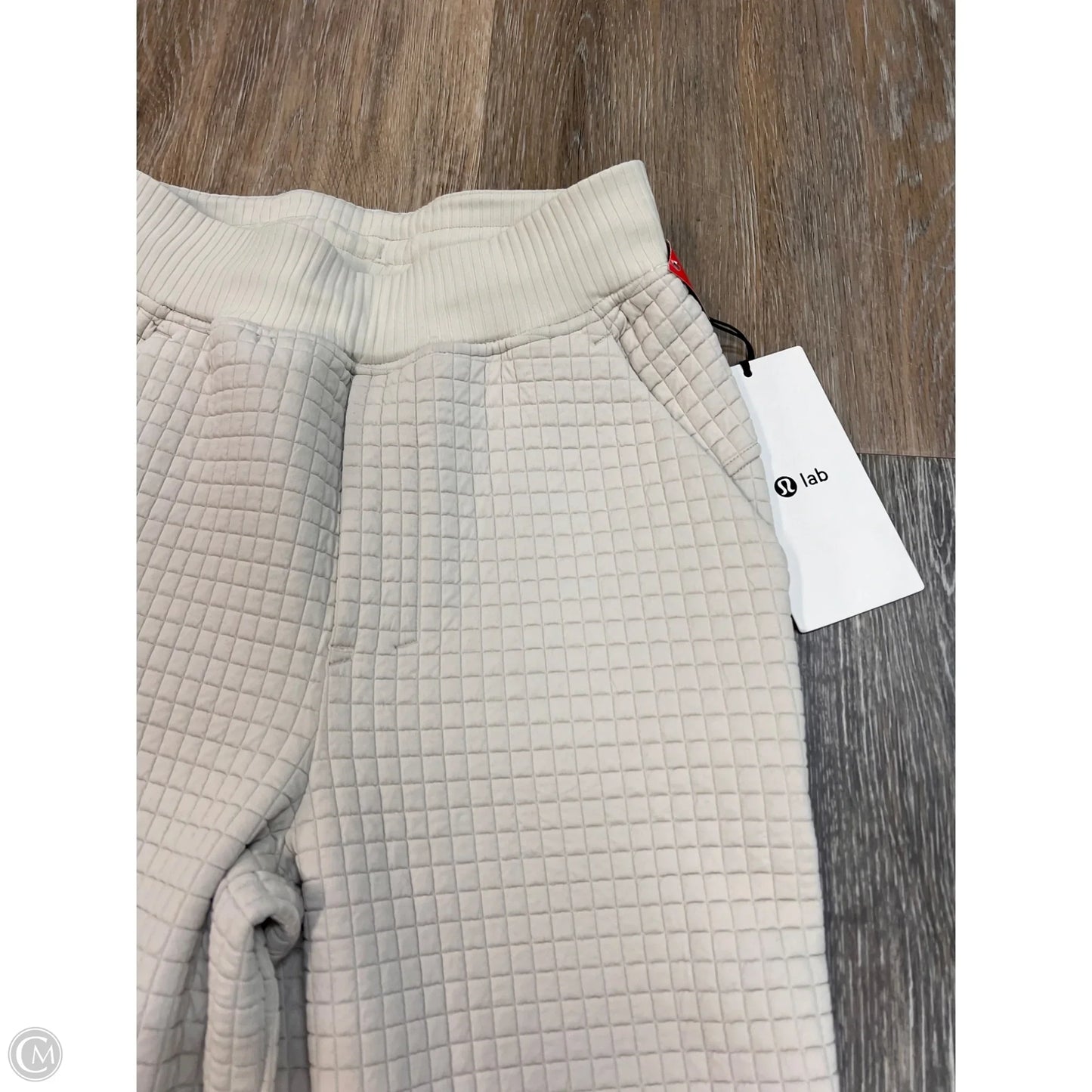 Athletic Pants By Lululemon In Cream, Size: 2