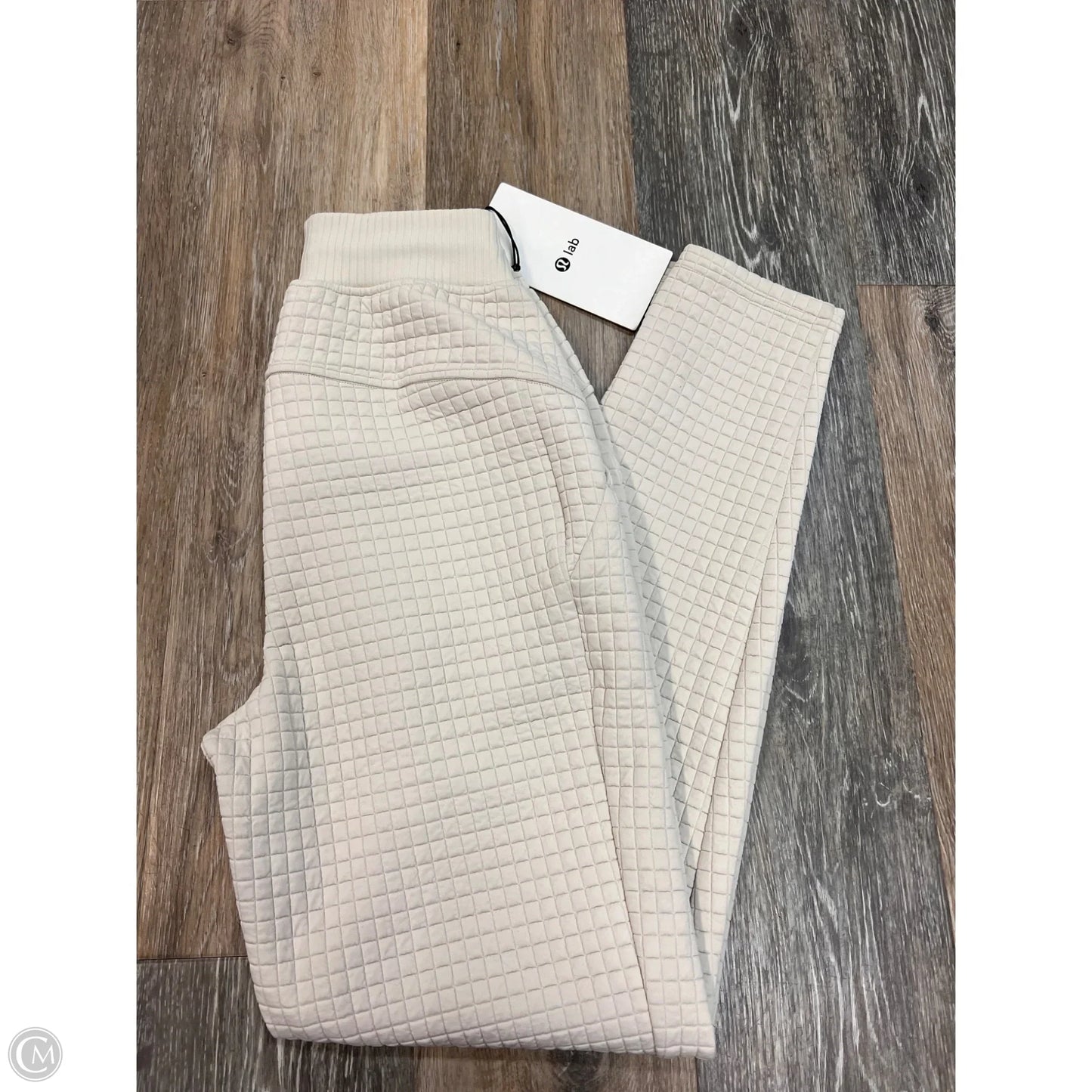 Athletic Pants By Lululemon In Cream, Size: 2