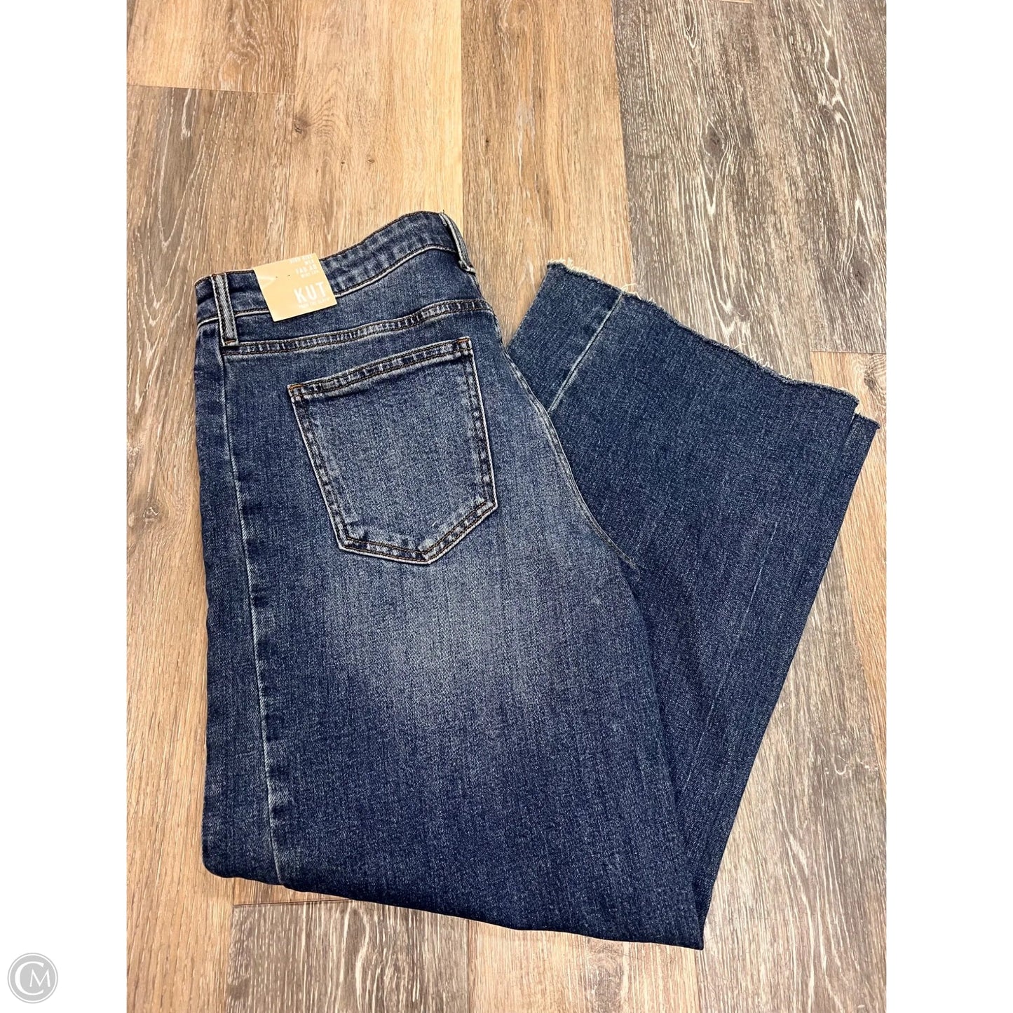 Jeans Wide Leg By Kut In Blue Denim, Size: 8