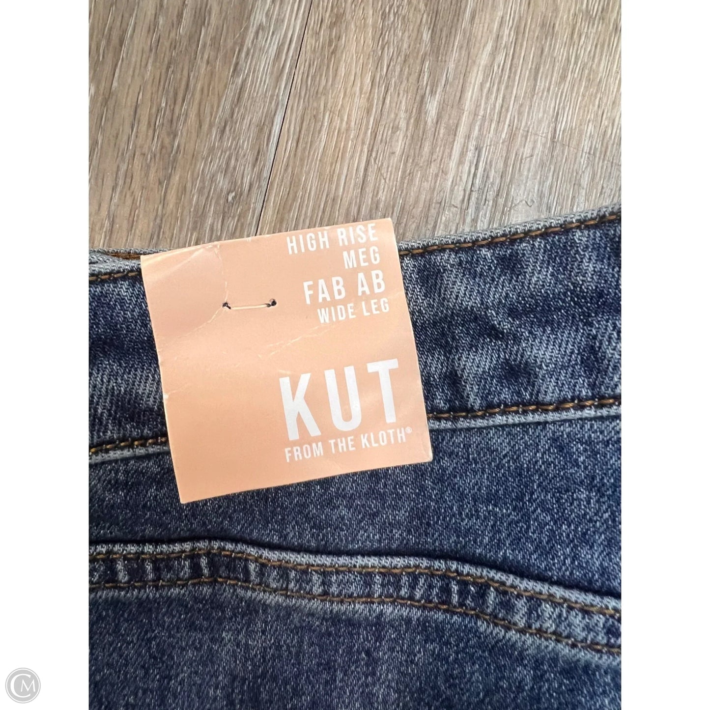 Jeans Wide Leg By Kut In Blue Denim, Size: 8
