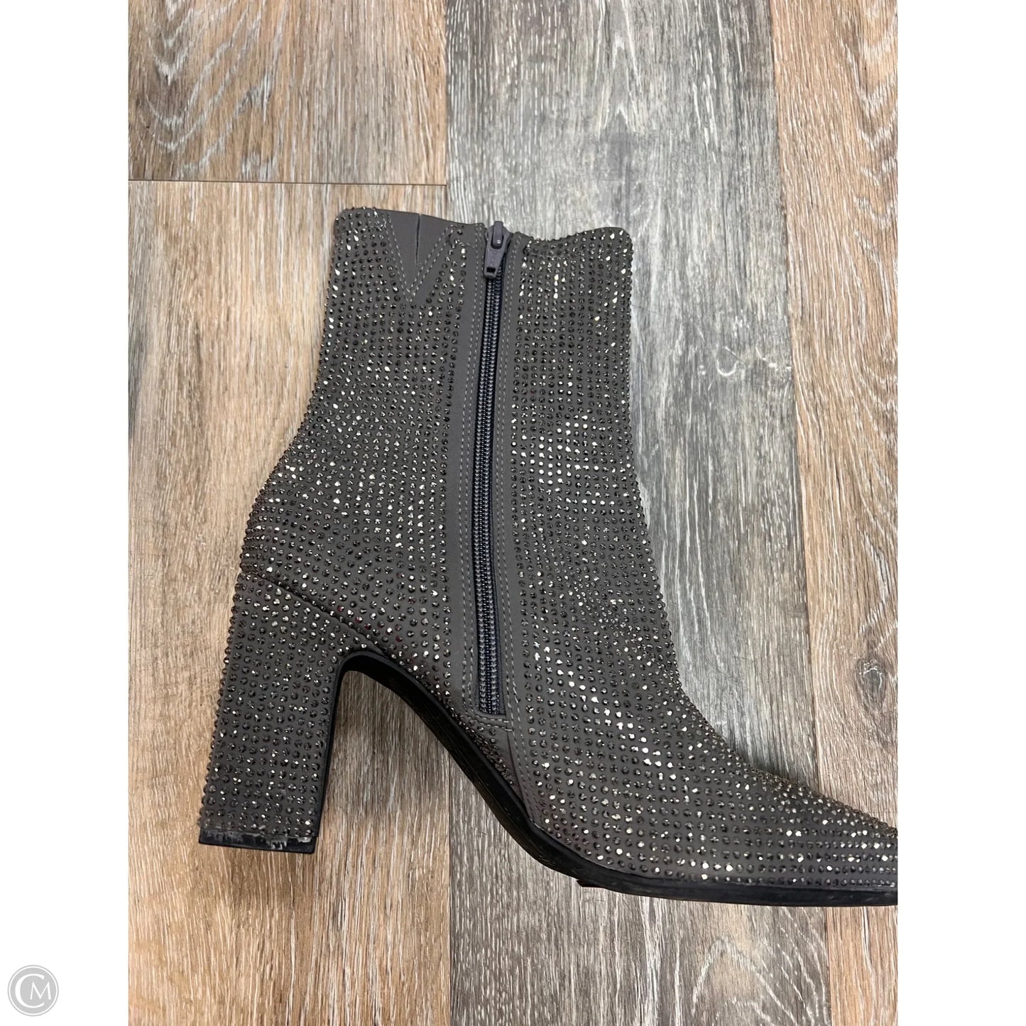 -Boots Ankle Heels By A New Day In Silver, Size: 8.5