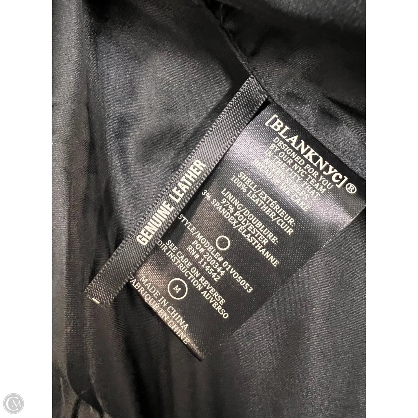 Jacket Moto Leather By Blanknyc In Black, Size: M