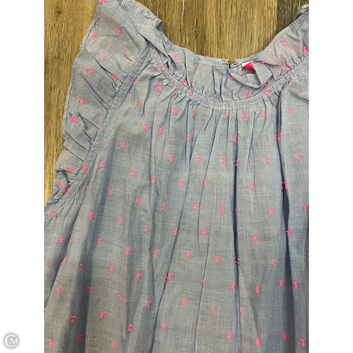 Top Sleeveless Designer By Lilly Pulitzer In Blue, Size: Xs