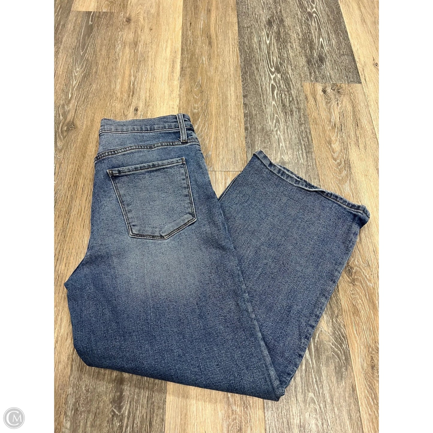 Jeans Wide Leg By Evereve In Blue Denim, Size: 10/30