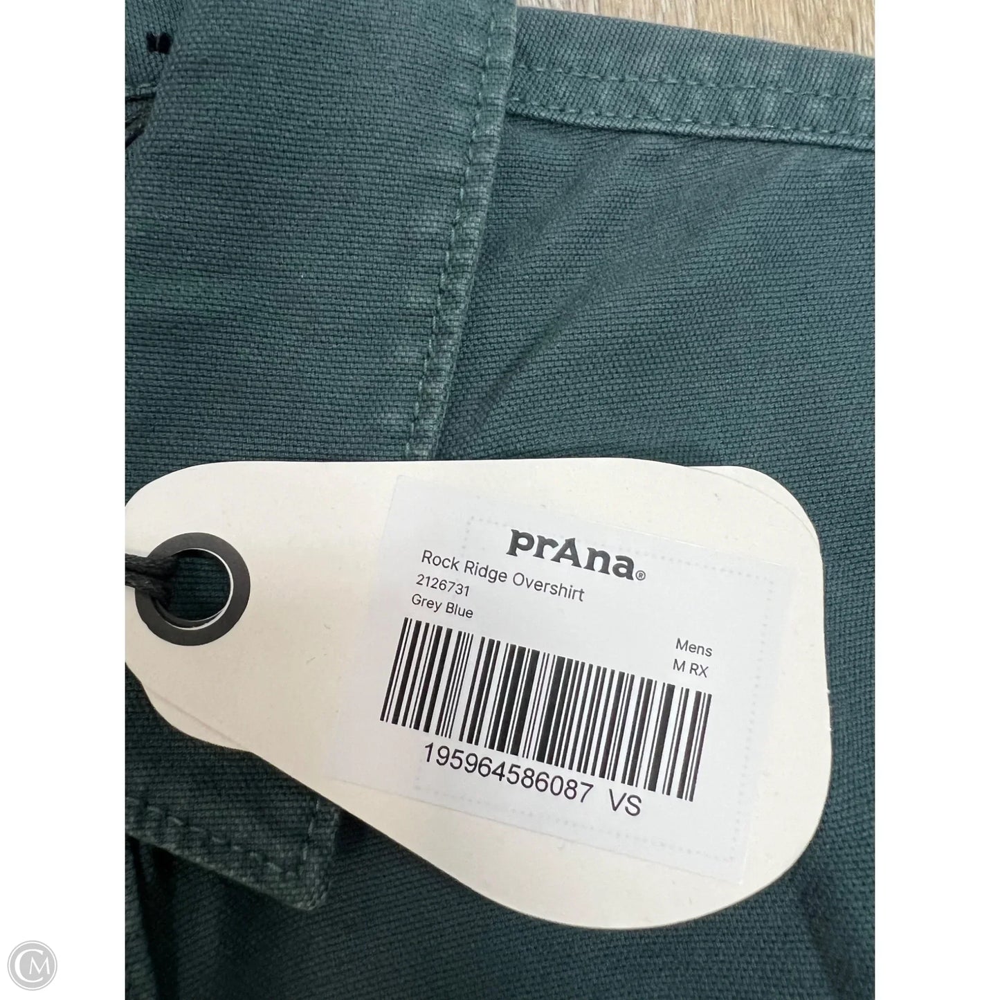 Jacket Shirt By Prana In Blue, Size: M