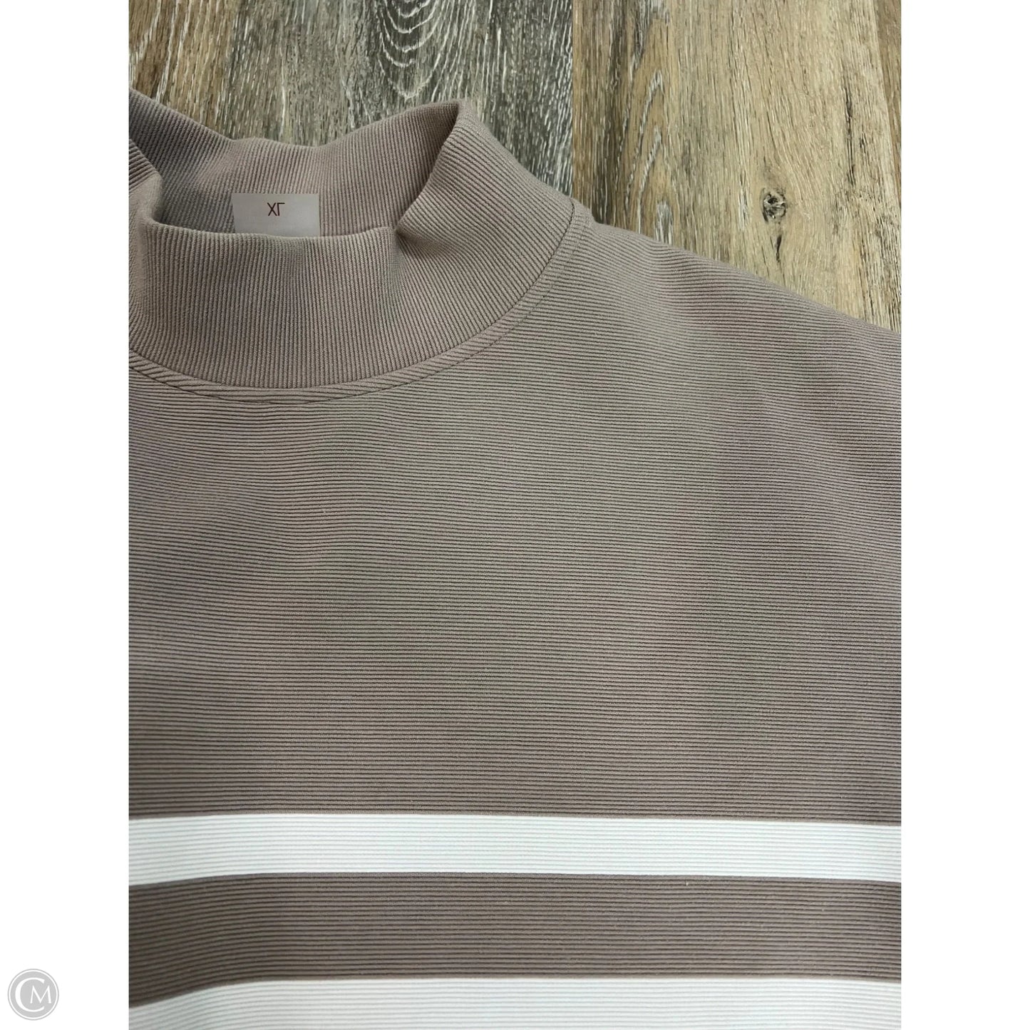 Sweatshirt Collar By Calia In Taupe, Size: Xl