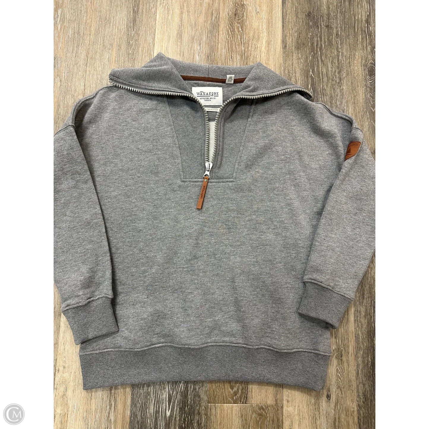 Sweatshirt Crewneck By Wanakome In Grey, Size: S