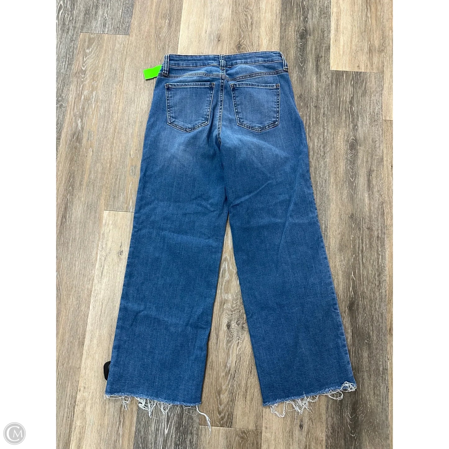 Jeans Wide Leg By Kut In Blue Denim, Size: 0