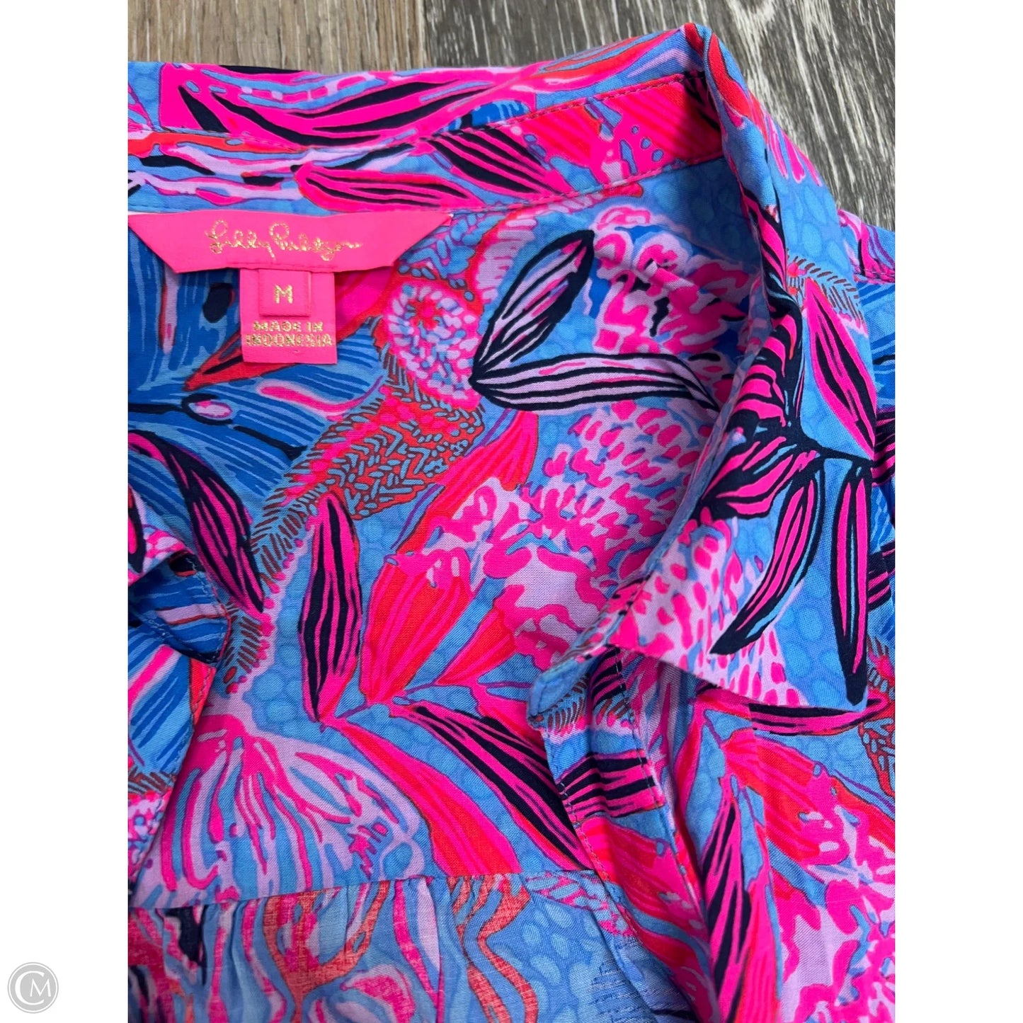 Swimwear Cover-up By Lilly Pulitzer In Tropical Print, Size: M