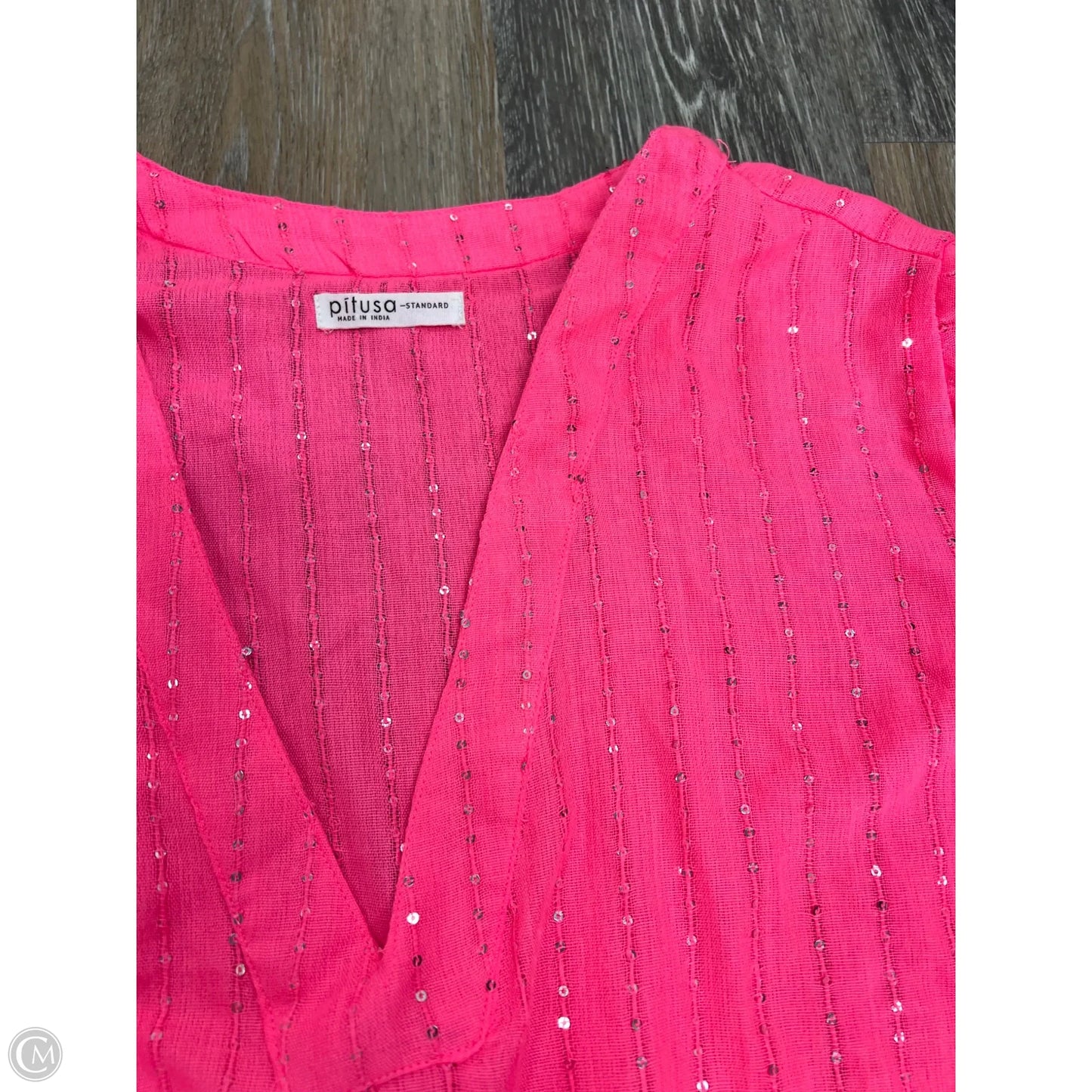 Swimwear Cover-up By Pitusa In Pink, Size: Osfm